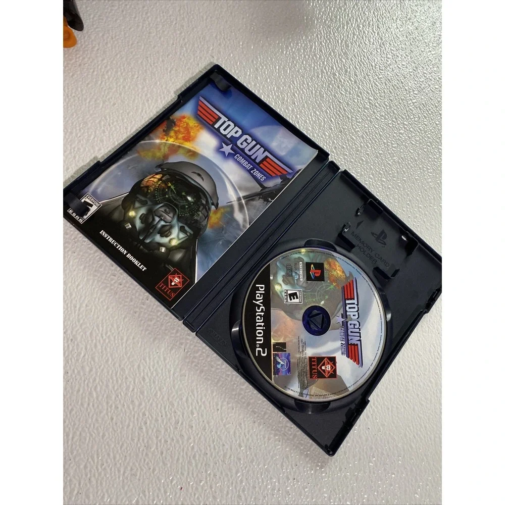Top Gun: Combat Zones - Playstation‎ 2 Game Complete with manual
